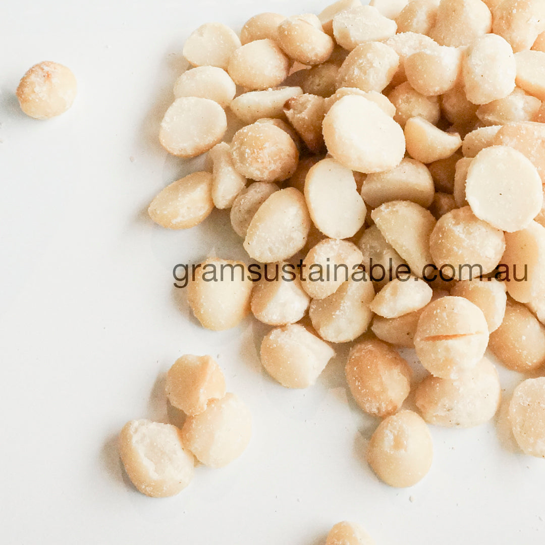 Roasted Unsalted Macadamias - Australian